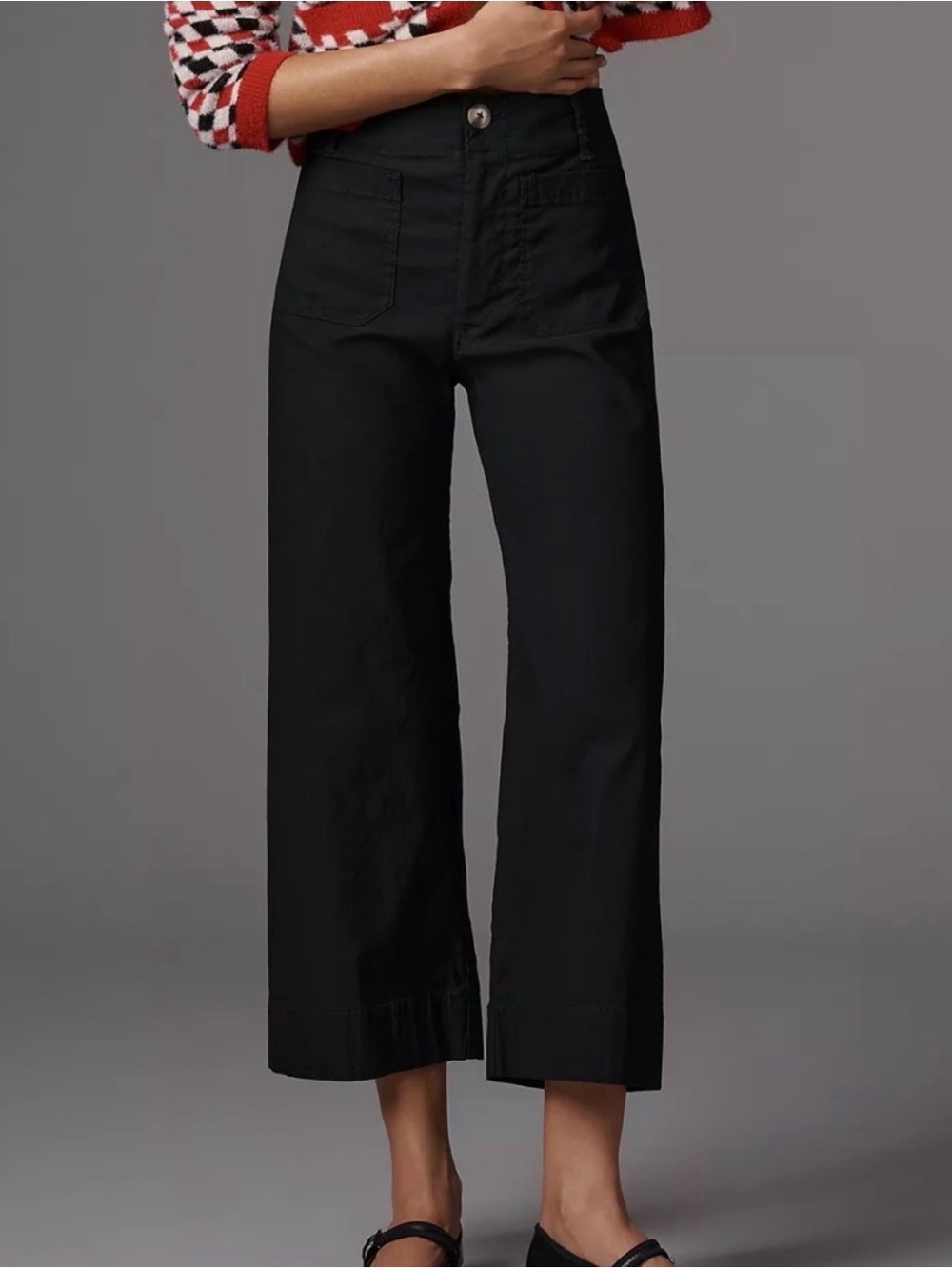Maeve Colette Cropped Pants- size 30 Black